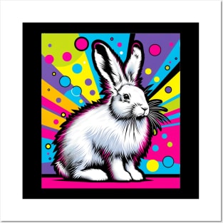 Arctic Cool - Pop Art Arctic Hare Posters and Art